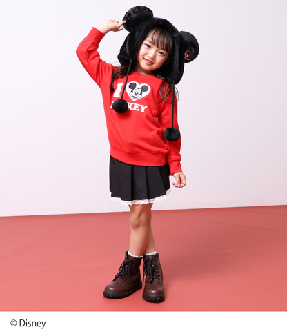 レッド(110サイズ着用/身長：約112cm)