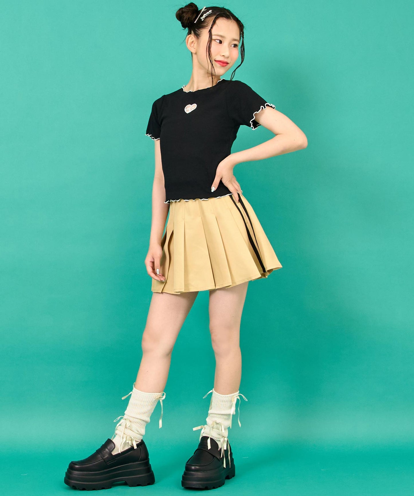 ベージュ/148cm(Sサイズ着用)
