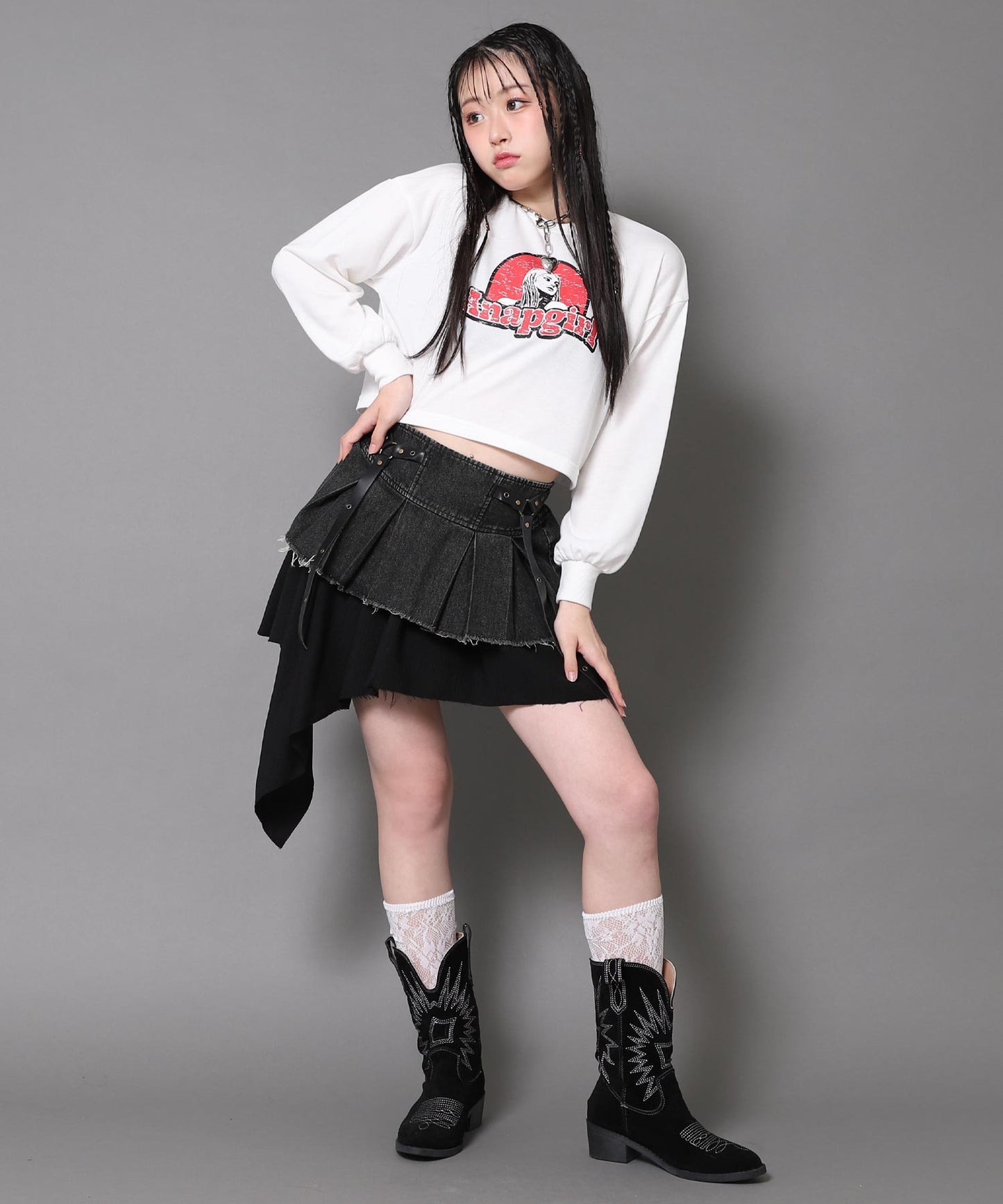ブラック/157cm(Mサイズ着用)