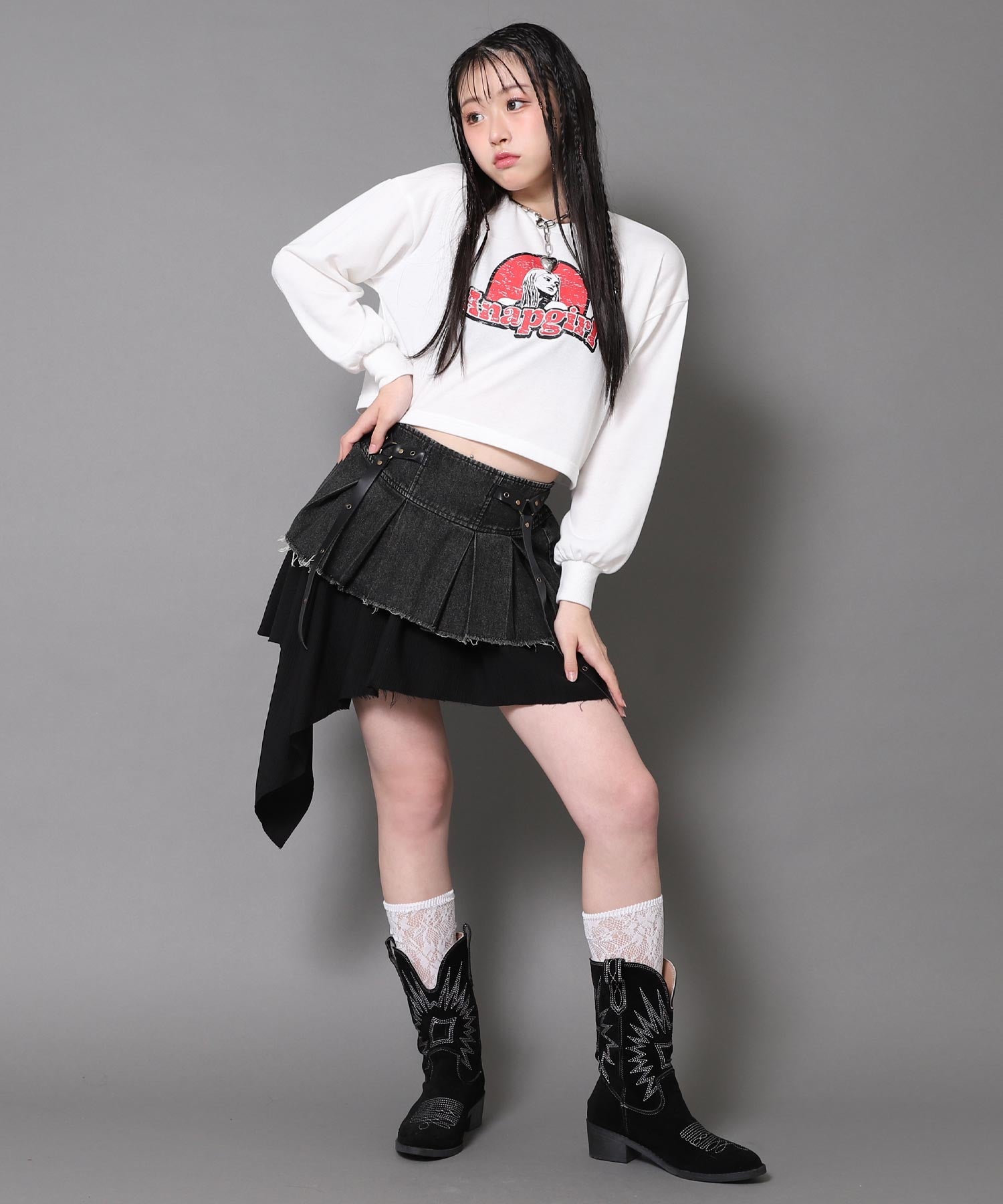 ブラック/157cm(Mサイズ着用)
