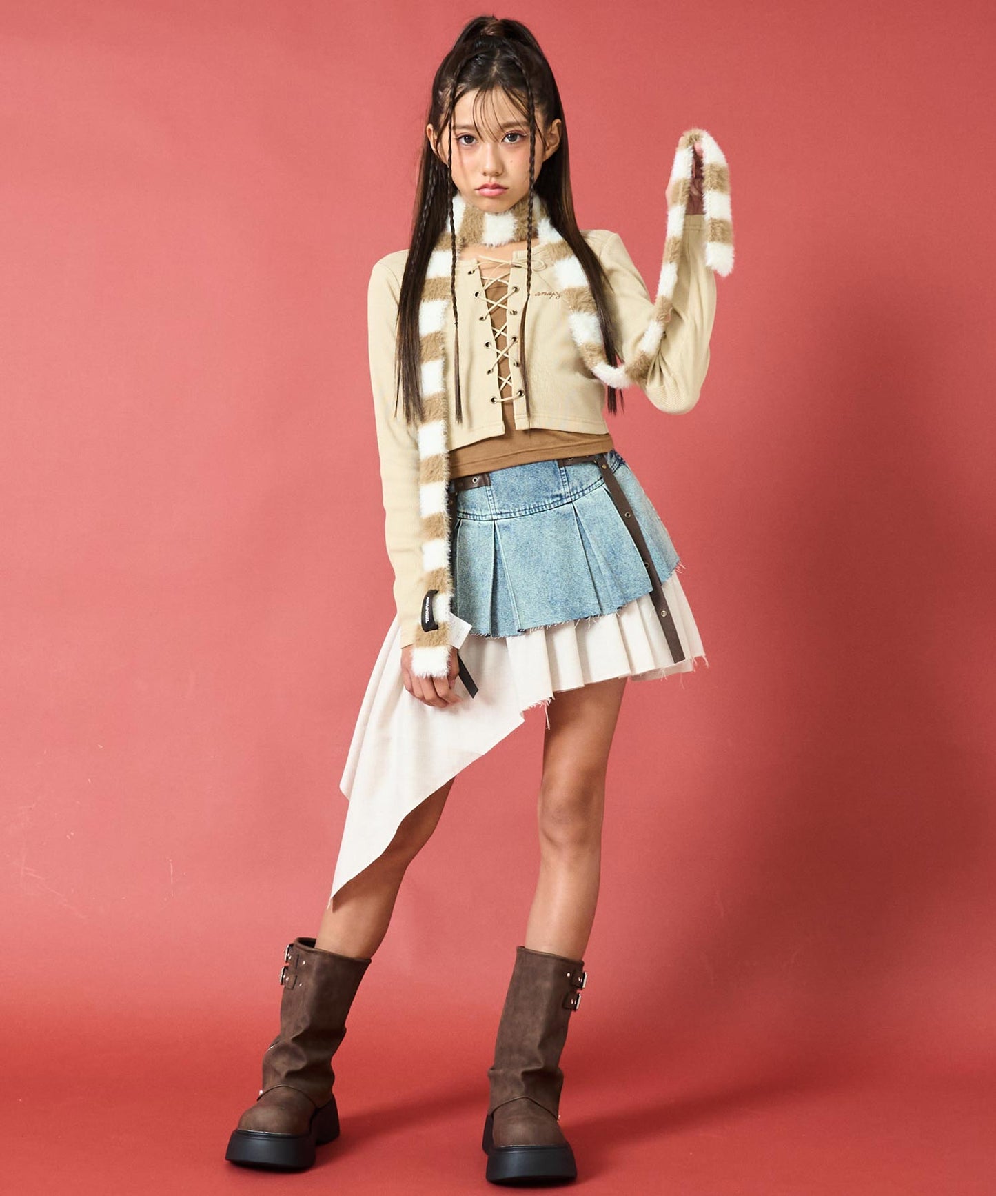 ブルー/152cm(Sサイズ着用)