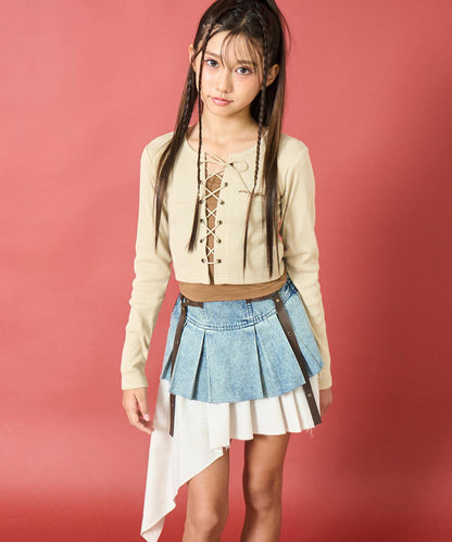 ブルー/152cm(Sサイズ着用)