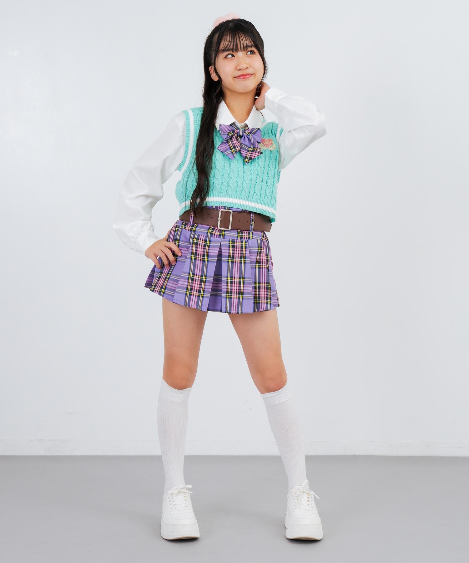 パープル/145cm(Sサイズ着用)