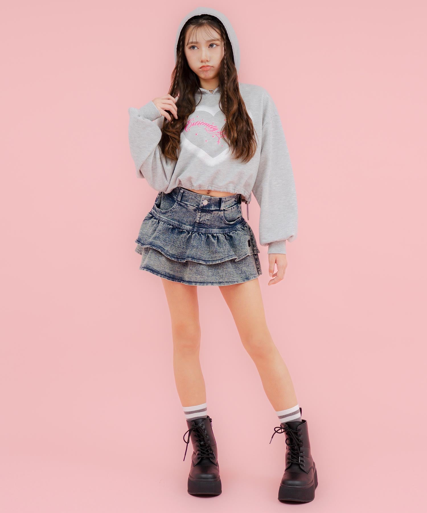 ライトブルー/152cm(Sサイズ着用)