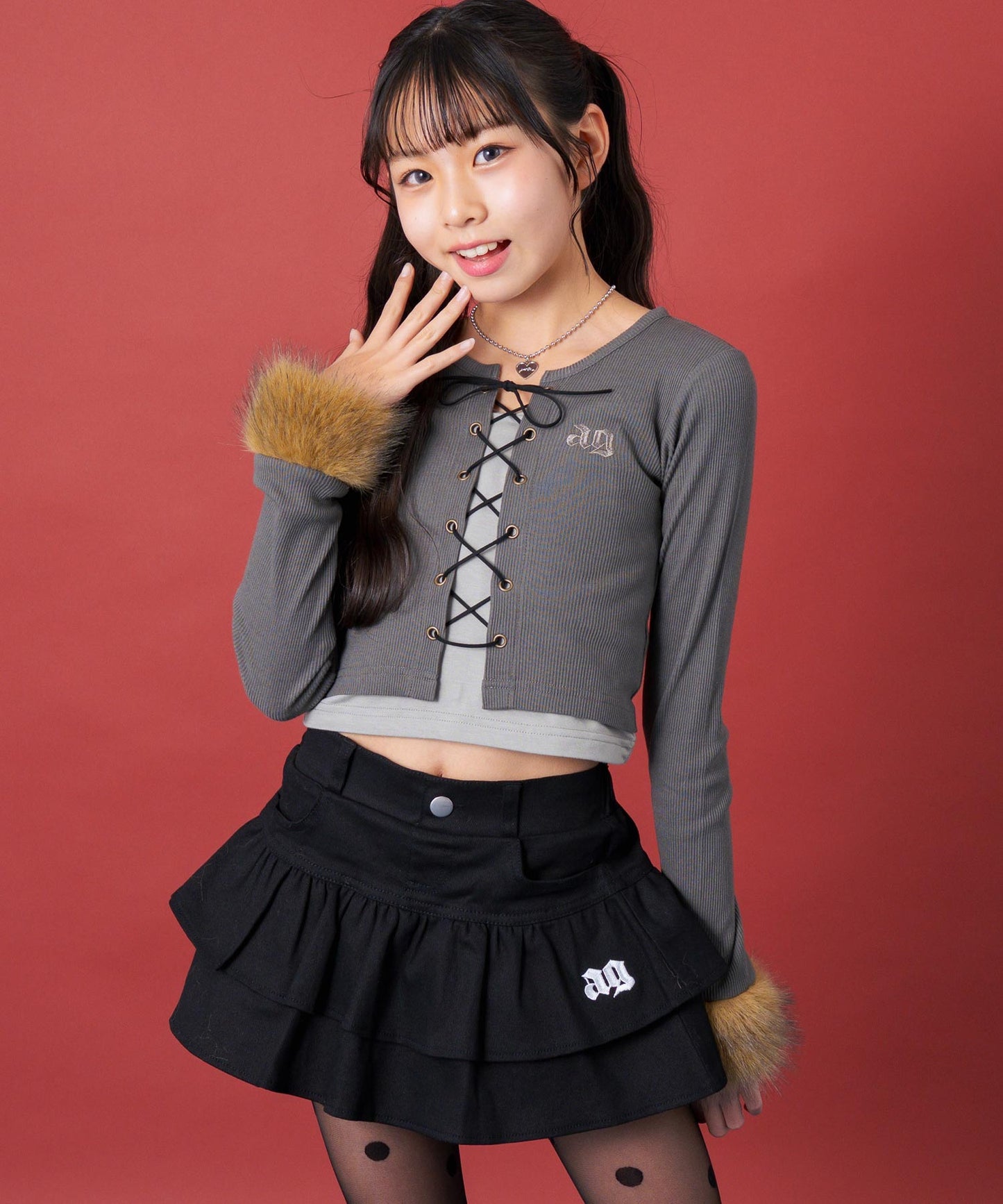 ブラック/140cm(XSサイズ着用)