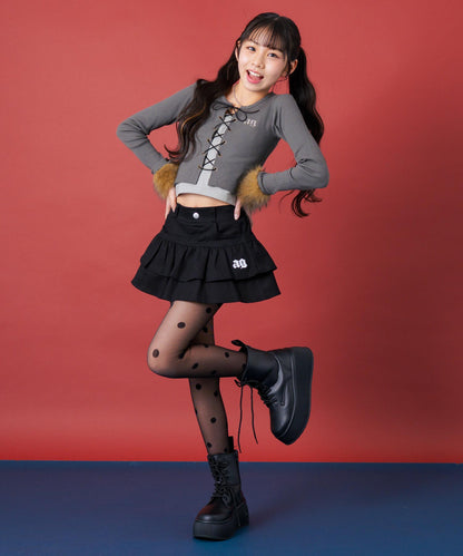 ブラック/140cm(XSサイズ着用)