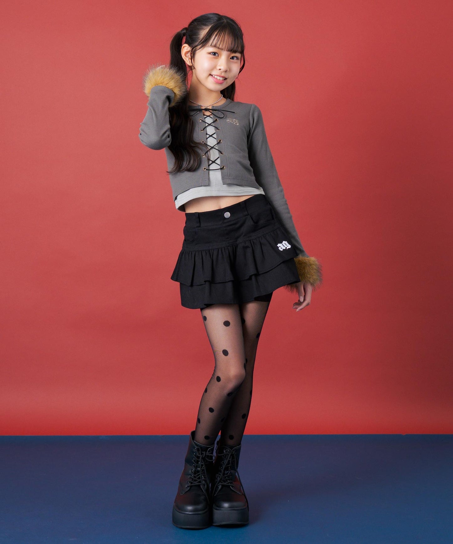 ブラック/140cm(XSサイズ着用)