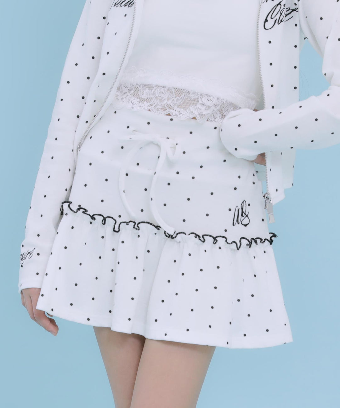 ホワイト/ブラック(Sサイズ着用/身長：約143cm)