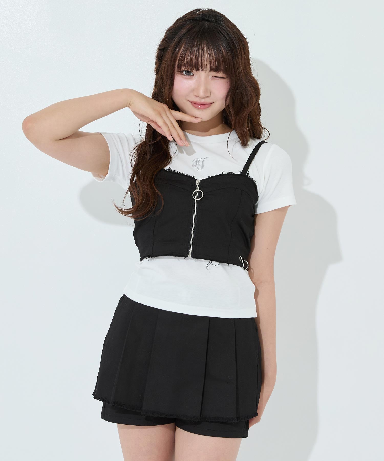 ダメージ プリーツ スカパン【別売りセットアップ】 911-7933 – ANAP