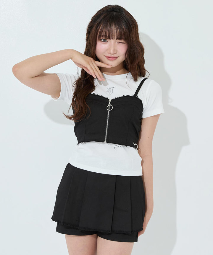ブラック(Mサイズ着用/身長：約153cm)