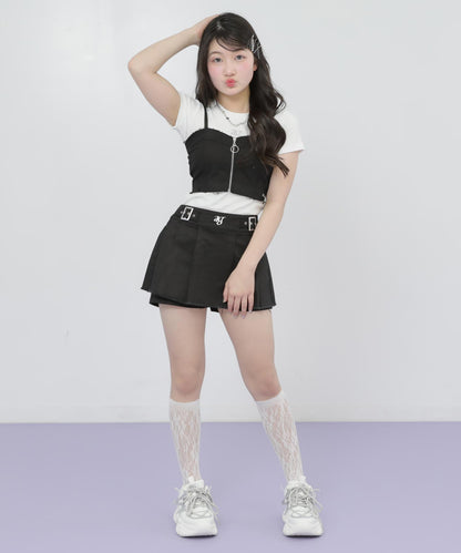 ブラック(Sサイズ着用/身長：約152cm)