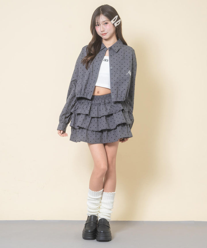 グレー(Mサイズ着用/身長：約156cm)