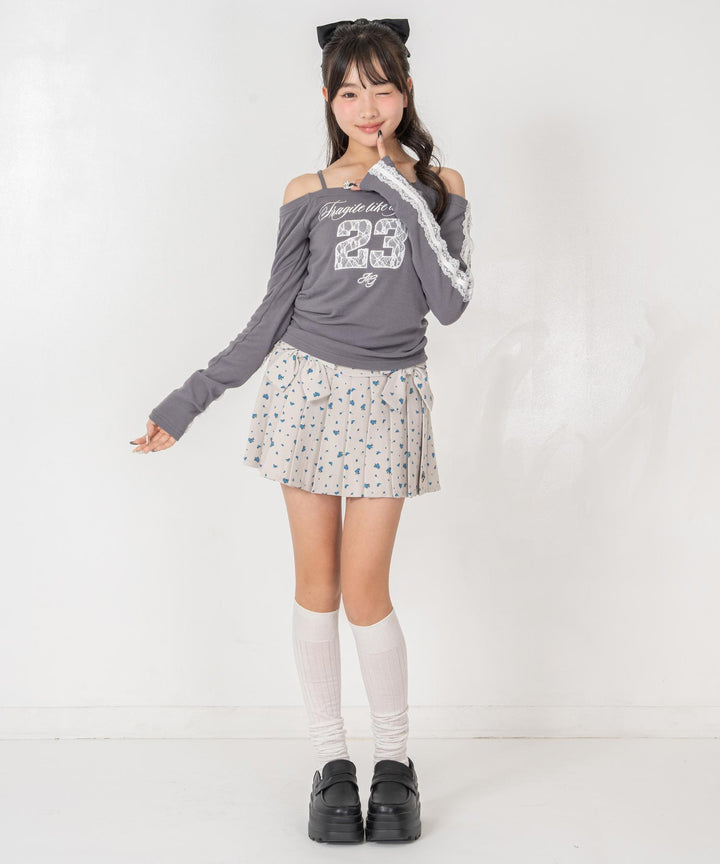 ライトグレー(Sサイズ着用/身長：約150cm)