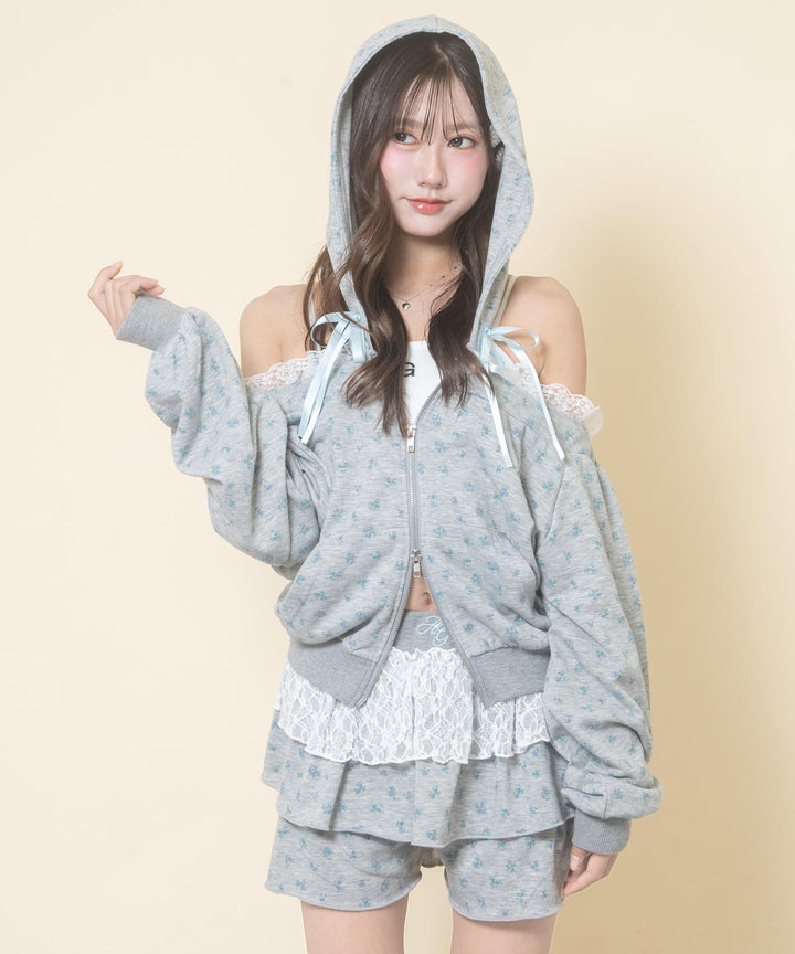 ライトグレー(Mサイズ着用/身長：約156cm)