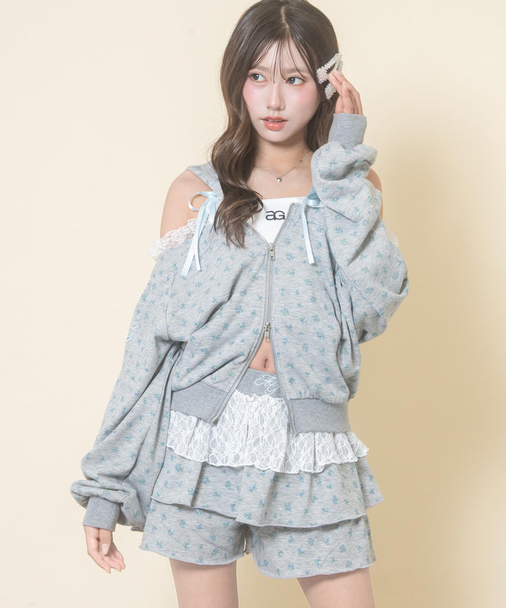 ライトグレー(Mサイズ着用/身長：約156cm)