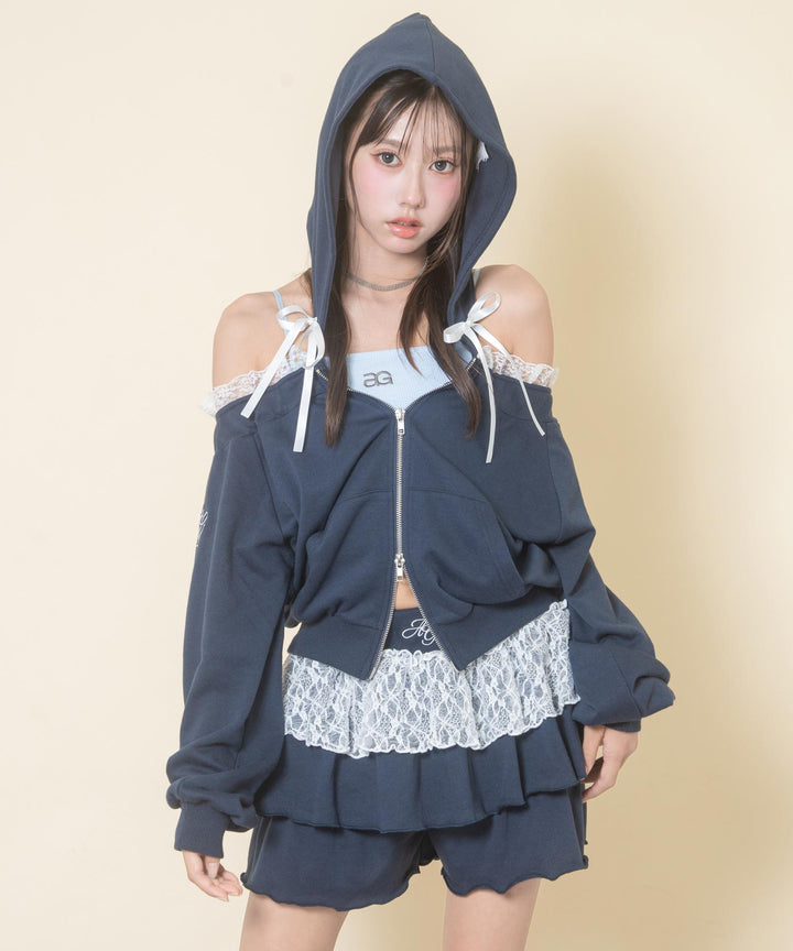 ネイビー(Mサイズ着用/身長：約156cm)