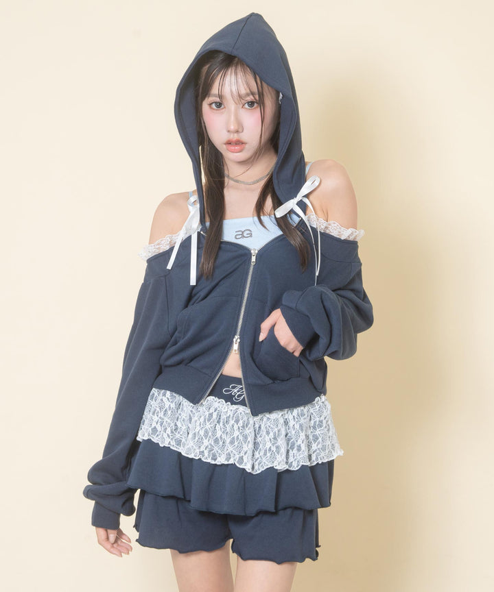 ネイビー(Mサイズ着用/身長：約156cm)