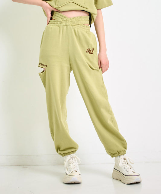 ウエストクロス スウェット ジョガー パンツ 912-7645