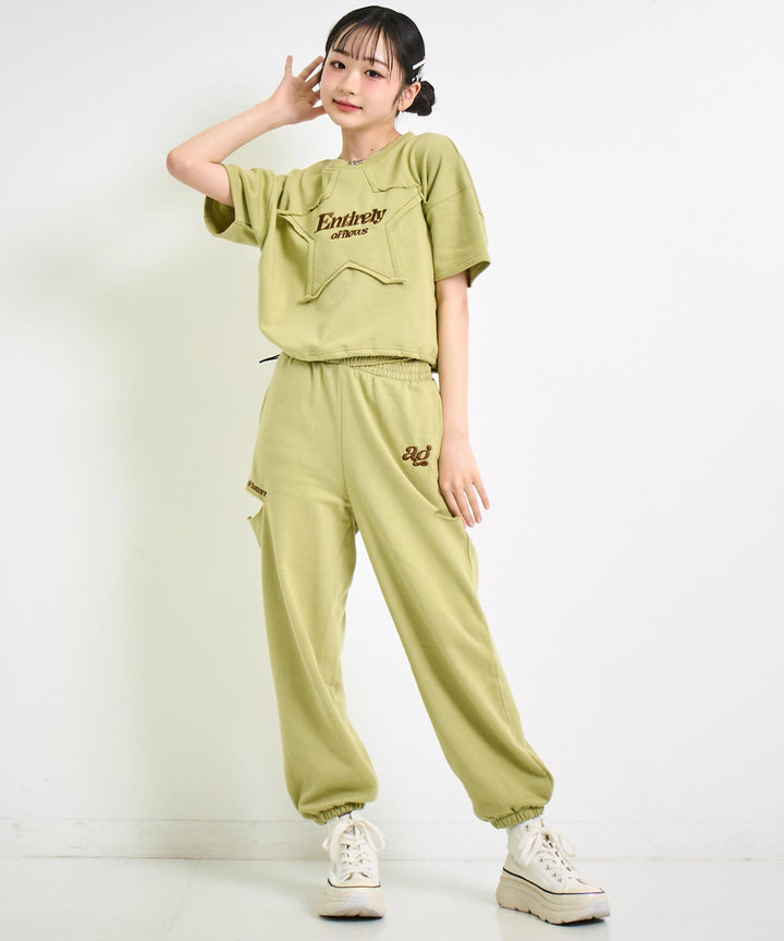 ウエストクロス スウェット ジョガー パンツ 912-7645