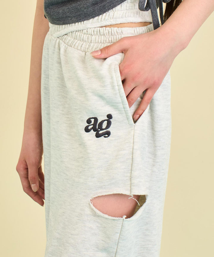 ウエストクロス スウェット ジョガー パンツ 912-7645