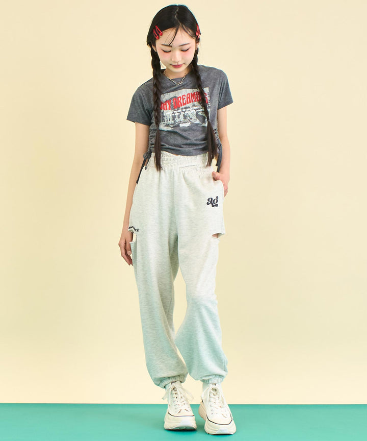 ウエストクロス スウェット ジョガー パンツ 912-7645