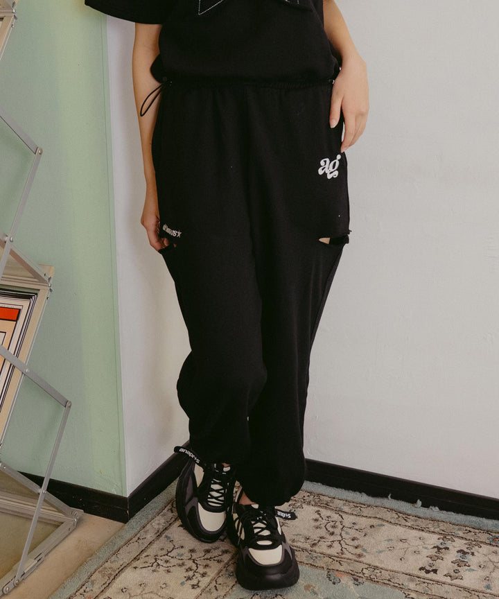 ウエストクロス スウェット ジョガー パンツ 912-7645