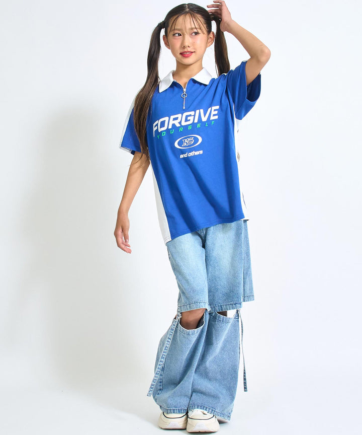 ANAPR+S【リラスポ】2WAY デニム パンツ【キッズお揃い】 912-7680