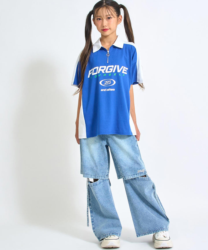 ANAPR+S【リラスポ】2WAY デニム パンツ【キッズお揃い】 912-7680