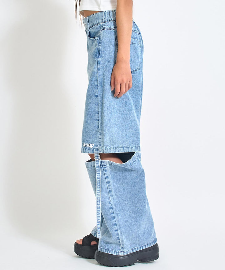 ANAPR+S【リラスポ】2WAY デニム パンツ【キッズお揃い】 912-7680
