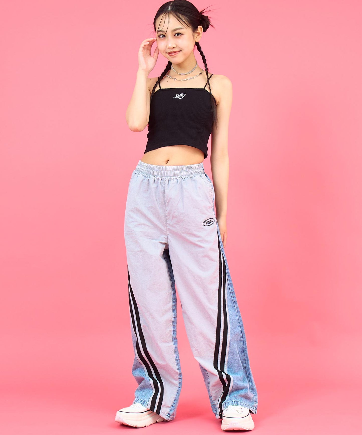 ANAP R+S スウェット 切替 デニム パンツ【ユニセックス】 912-7725