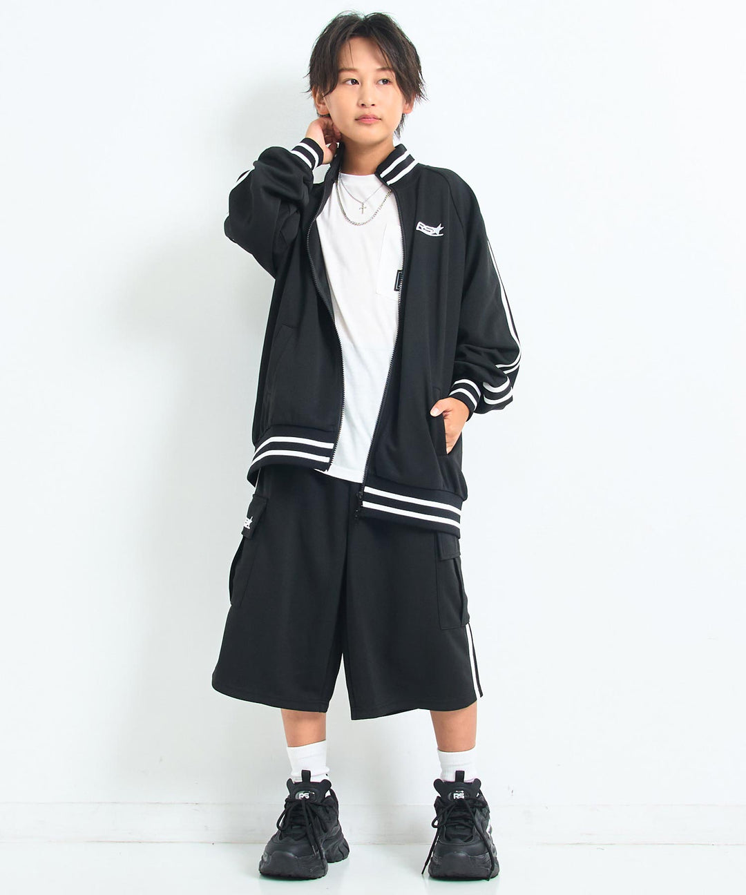 ブラック/151cm(Sサイズ着用)