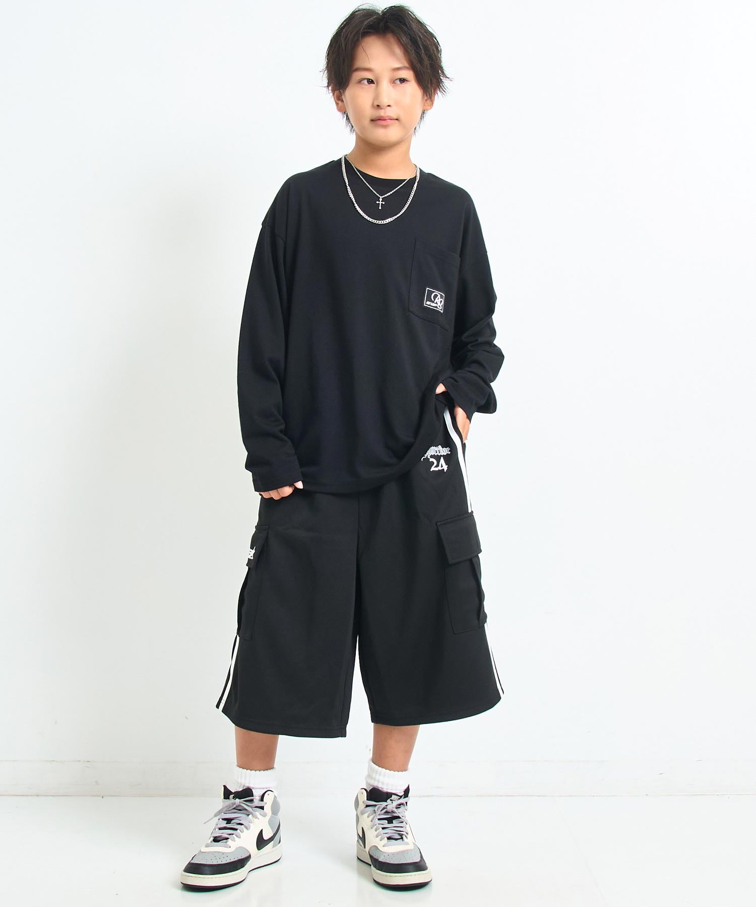 ブラック/151cm(Sサイズ着用)