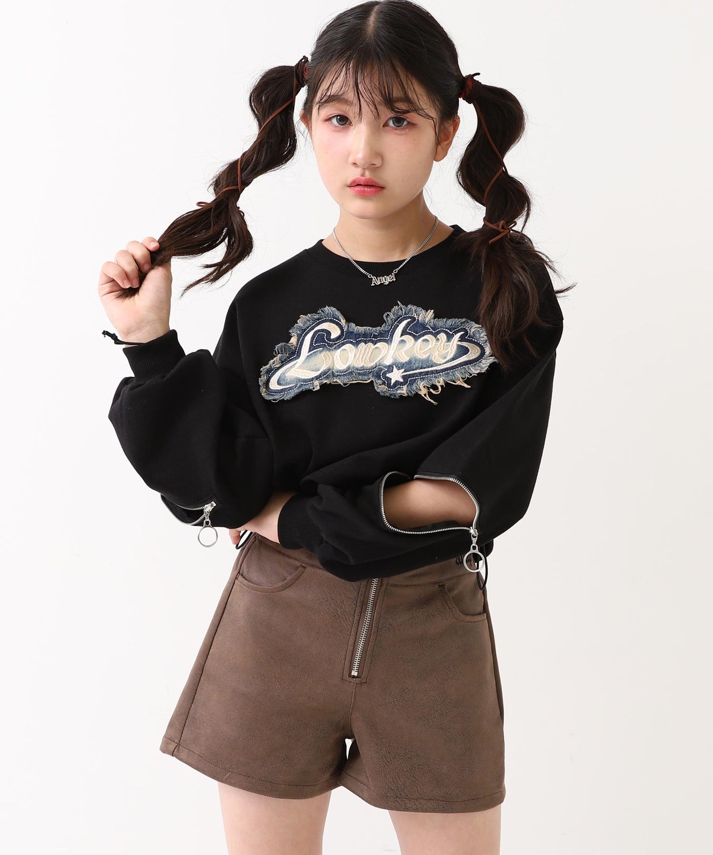 ブラウン/145cm(Sサイズ着用)