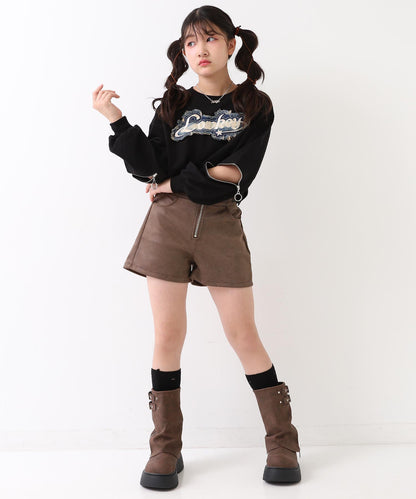 ブラウン/145cm(Sサイズ着用)