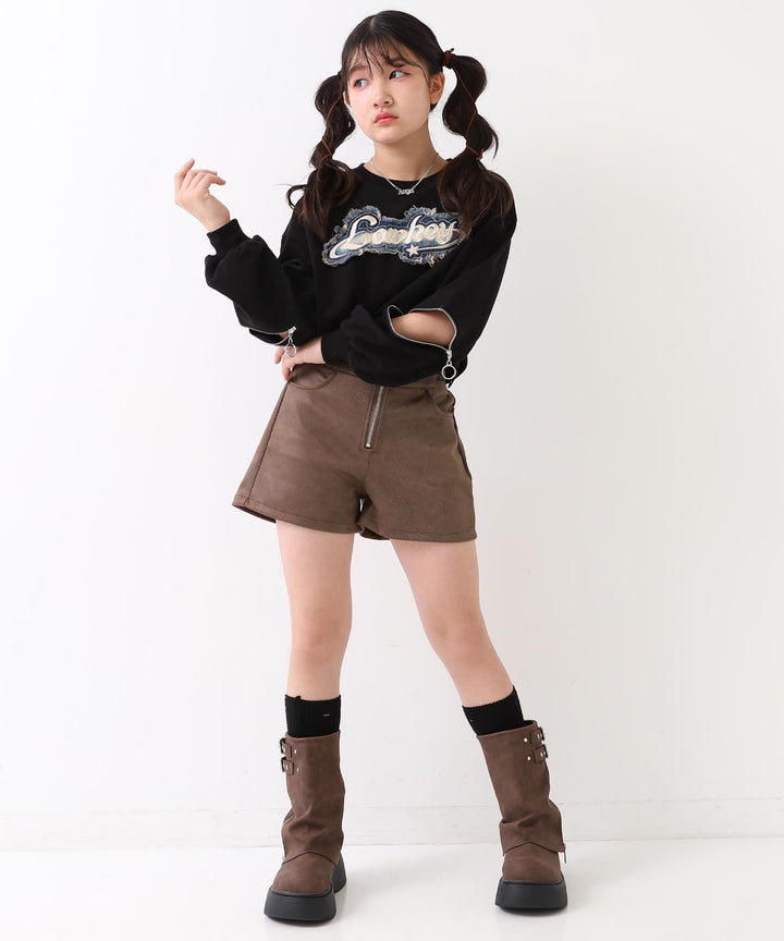 ブラウン/145cm(Sサイズ着用)