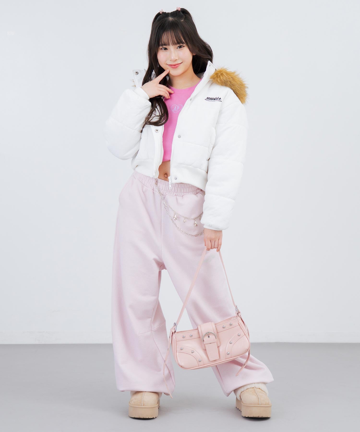 ライトピンク/148cm(Sサイズ着用)