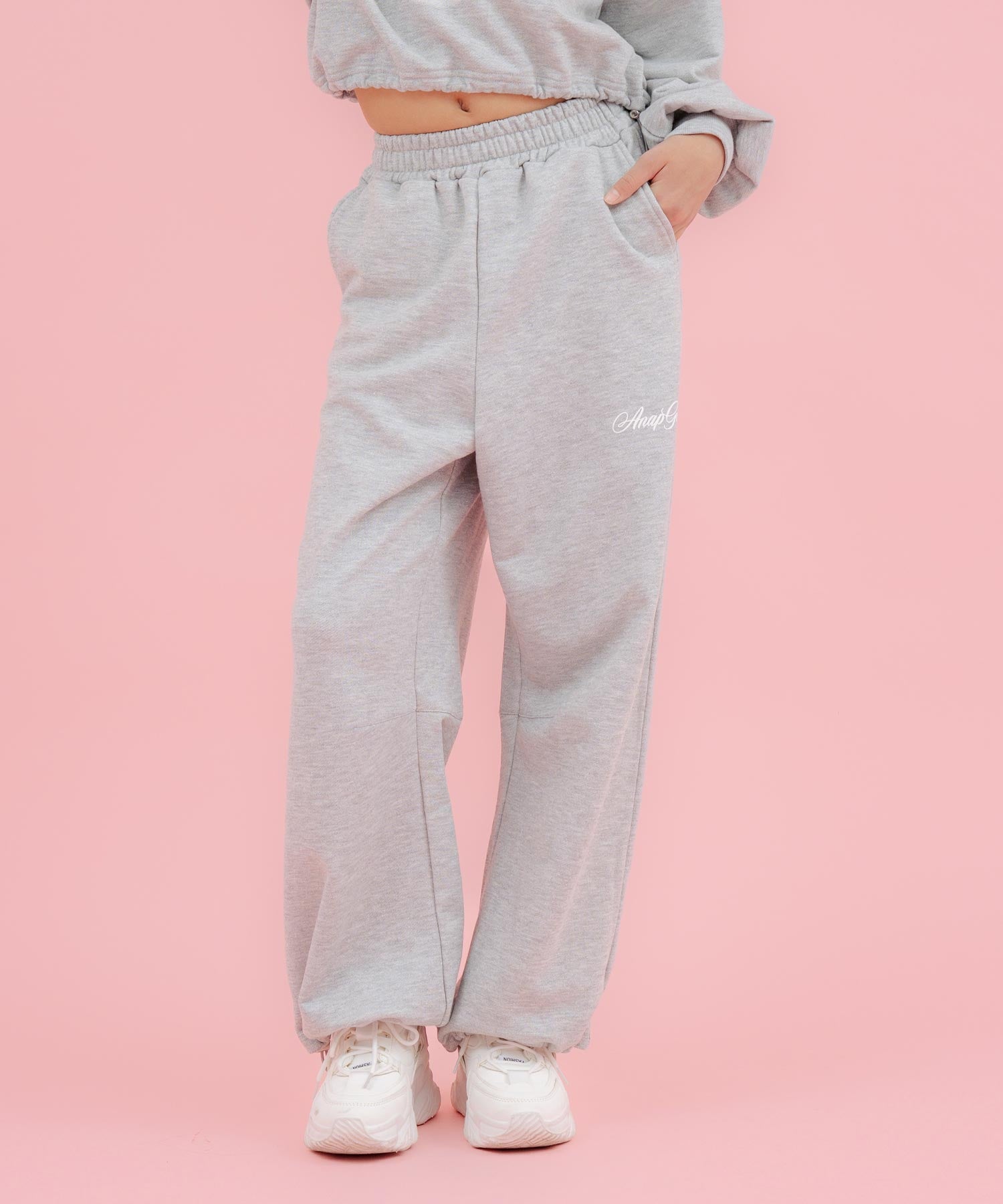 エンジェル羽 ラメ スウェット パンツ 【別売りセットアップ】 912