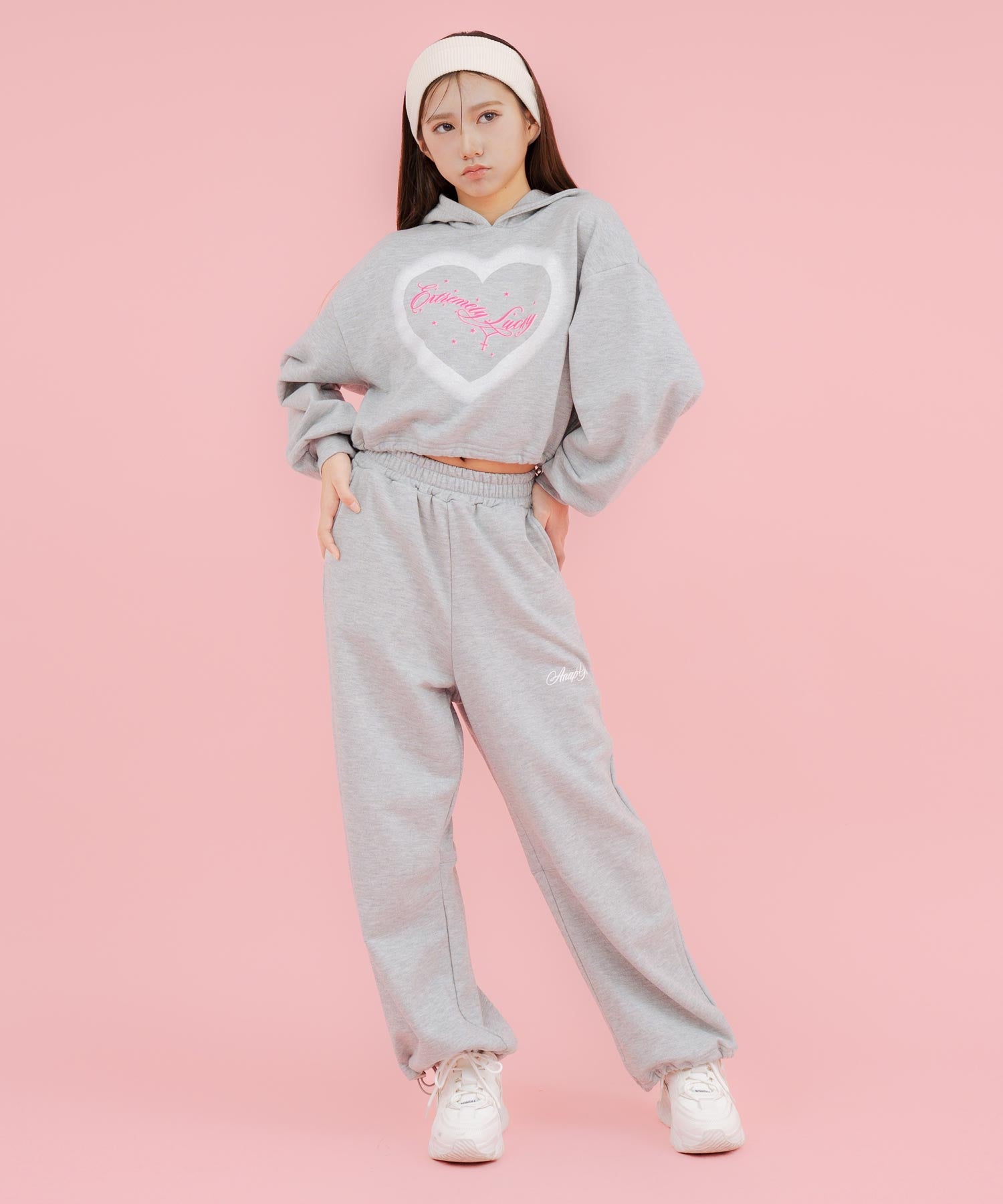 エンジェル羽 ラメ スウェット パンツ 【別売りセットアップ】 912