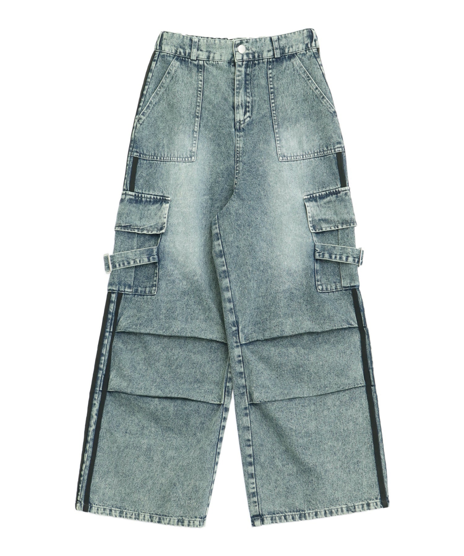 タック入り ライン デニム カーゴ パンツ 912-7861 – ANAP オンライン