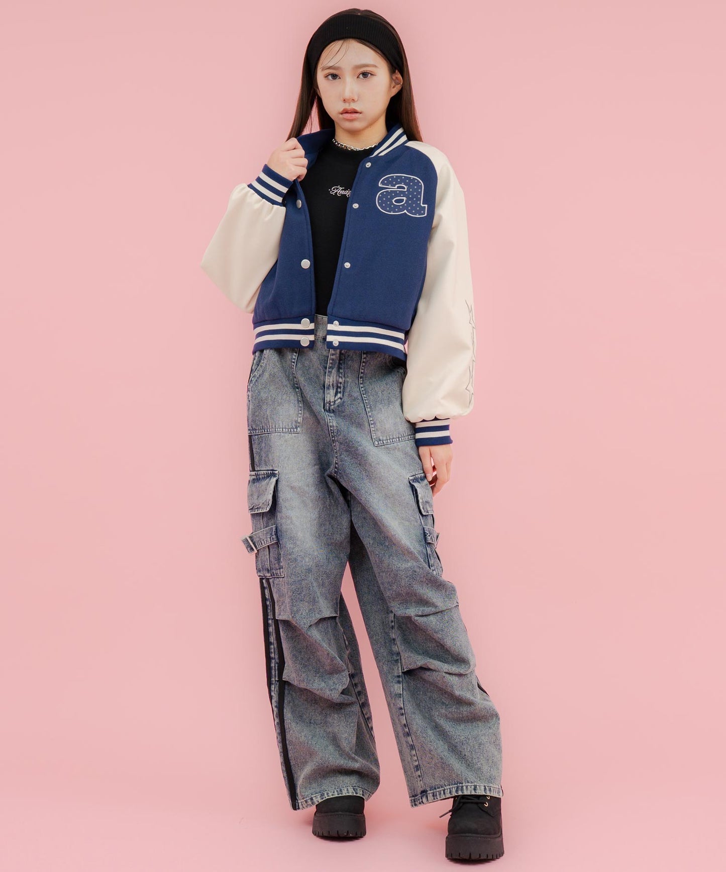 ライトブルー/152cm(Sサイズ着用)