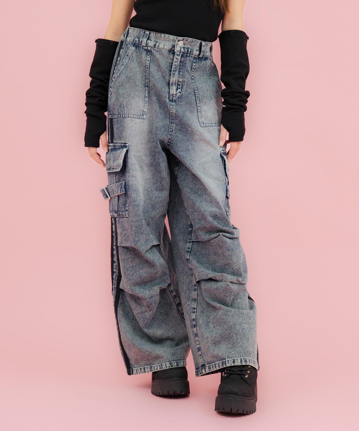 ぐりこphatfarm 極太 デニムカーゴペインターパンツ 90s 中古・古着通販】PHAT FARM (ファットファーム) ペインターパンツ