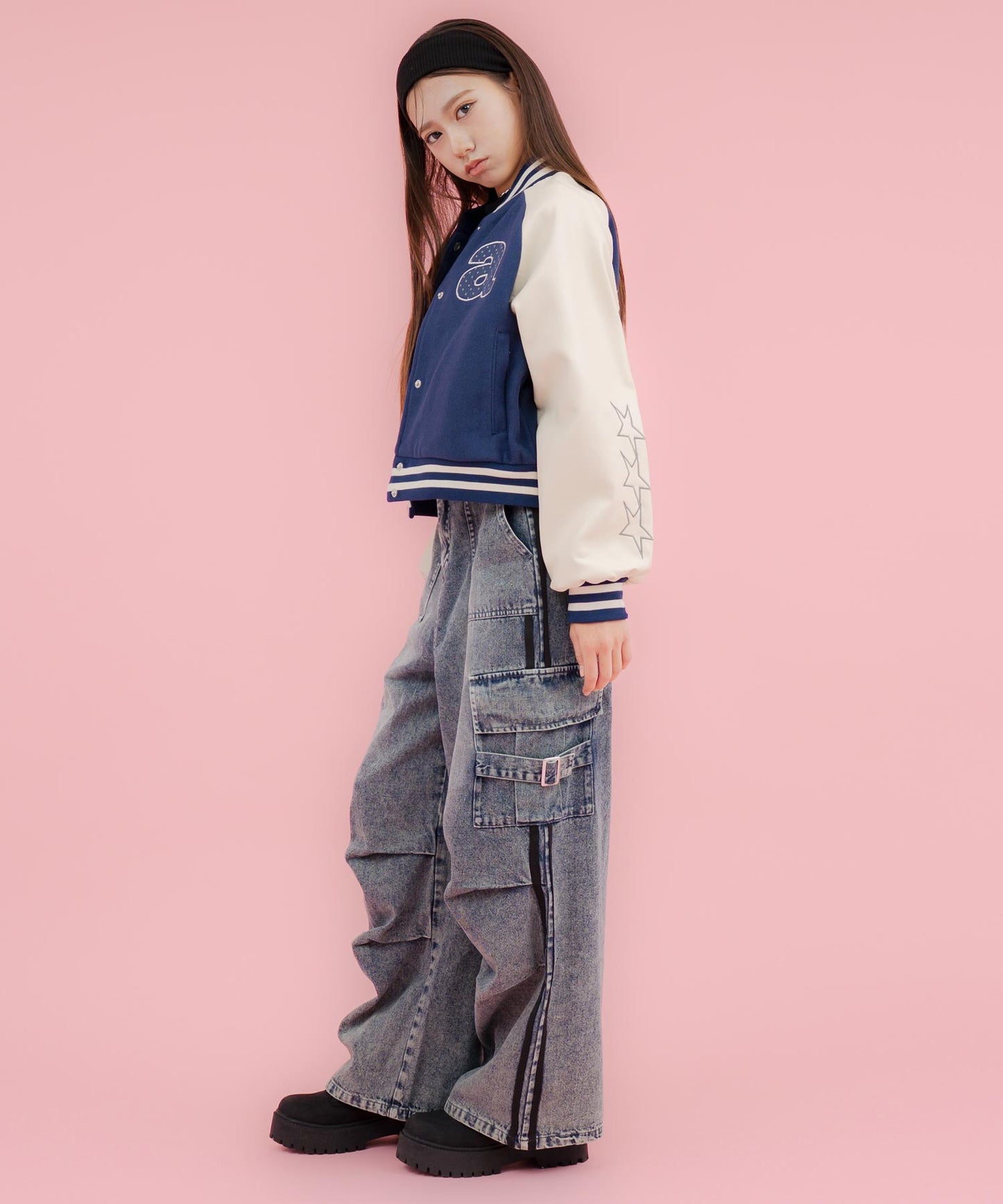 ライトブルー/152cm(Sサイズ着用)