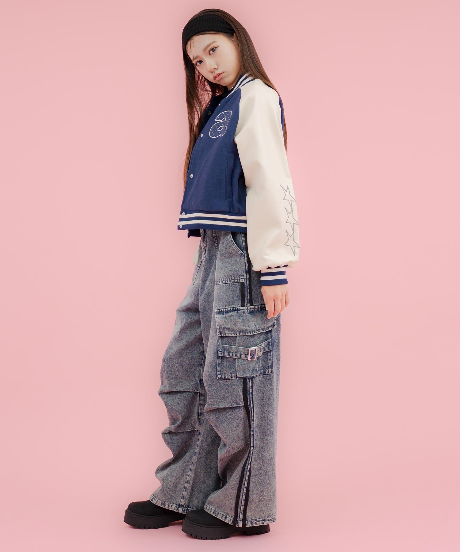 ライトブルー/152cm(Sサイズ着用)