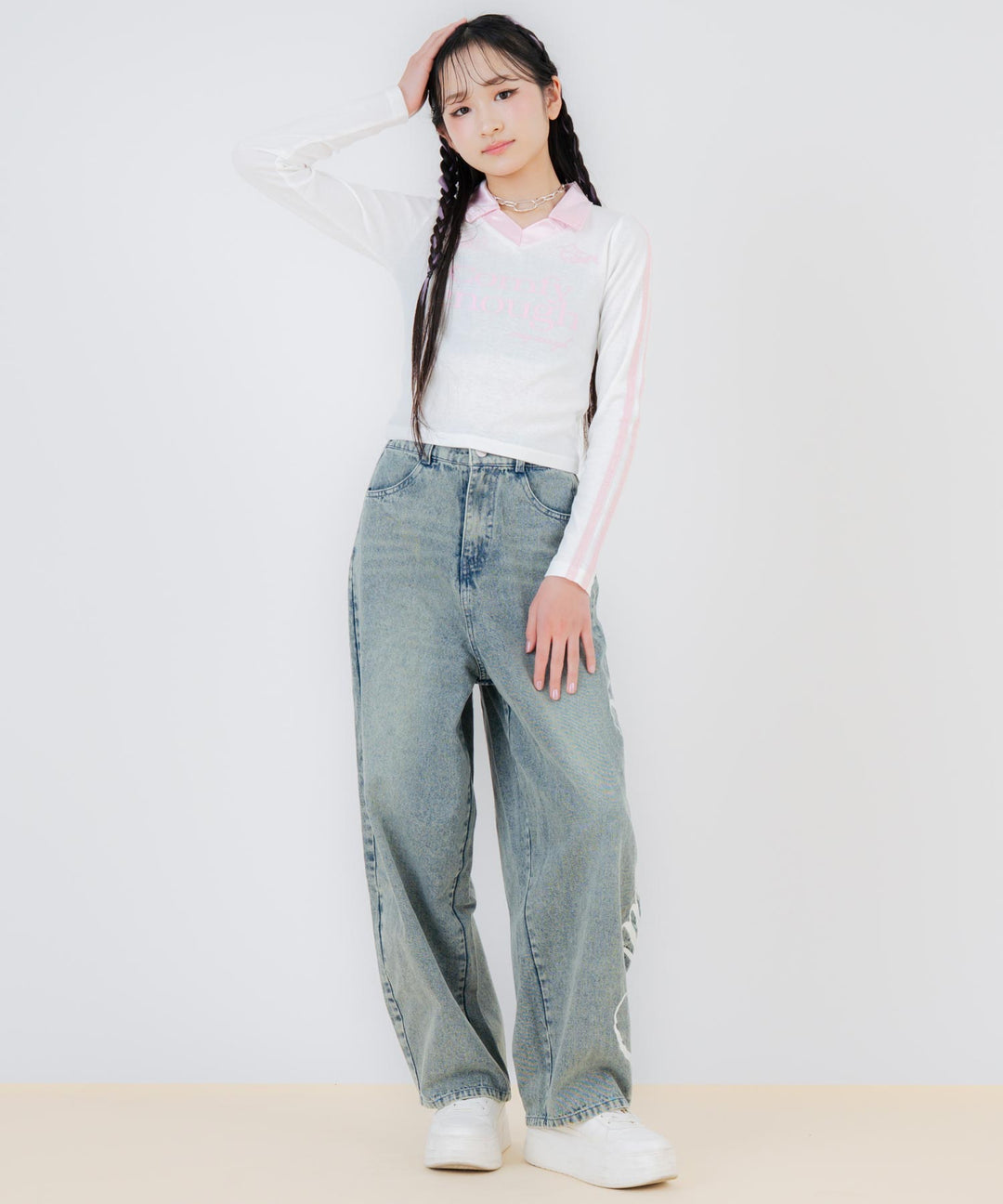 ブルー/150cm(Sサイズ着用)