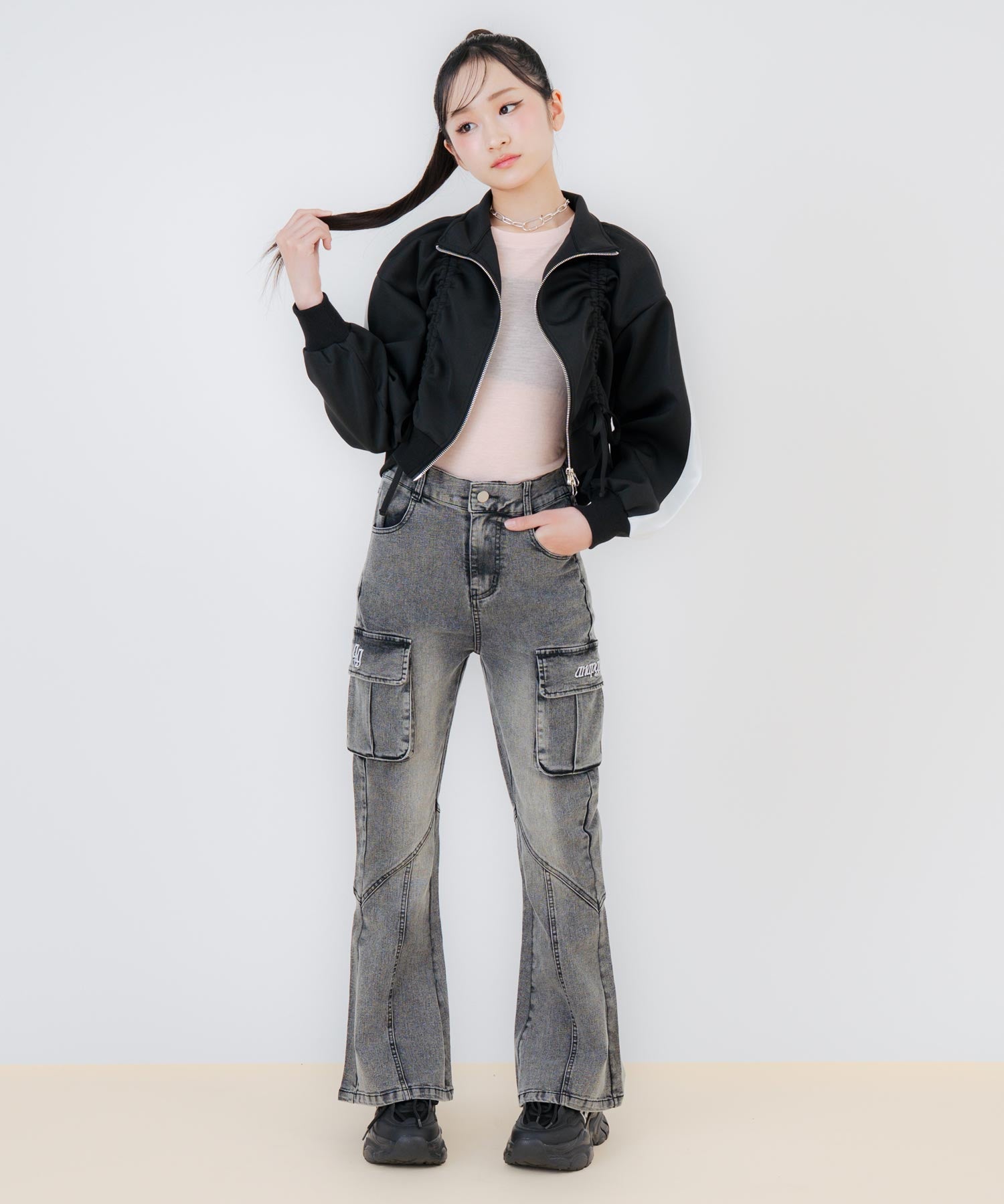 カーゴ フレア デニム パンツ 912-7882 – ANAP オンラインショップ