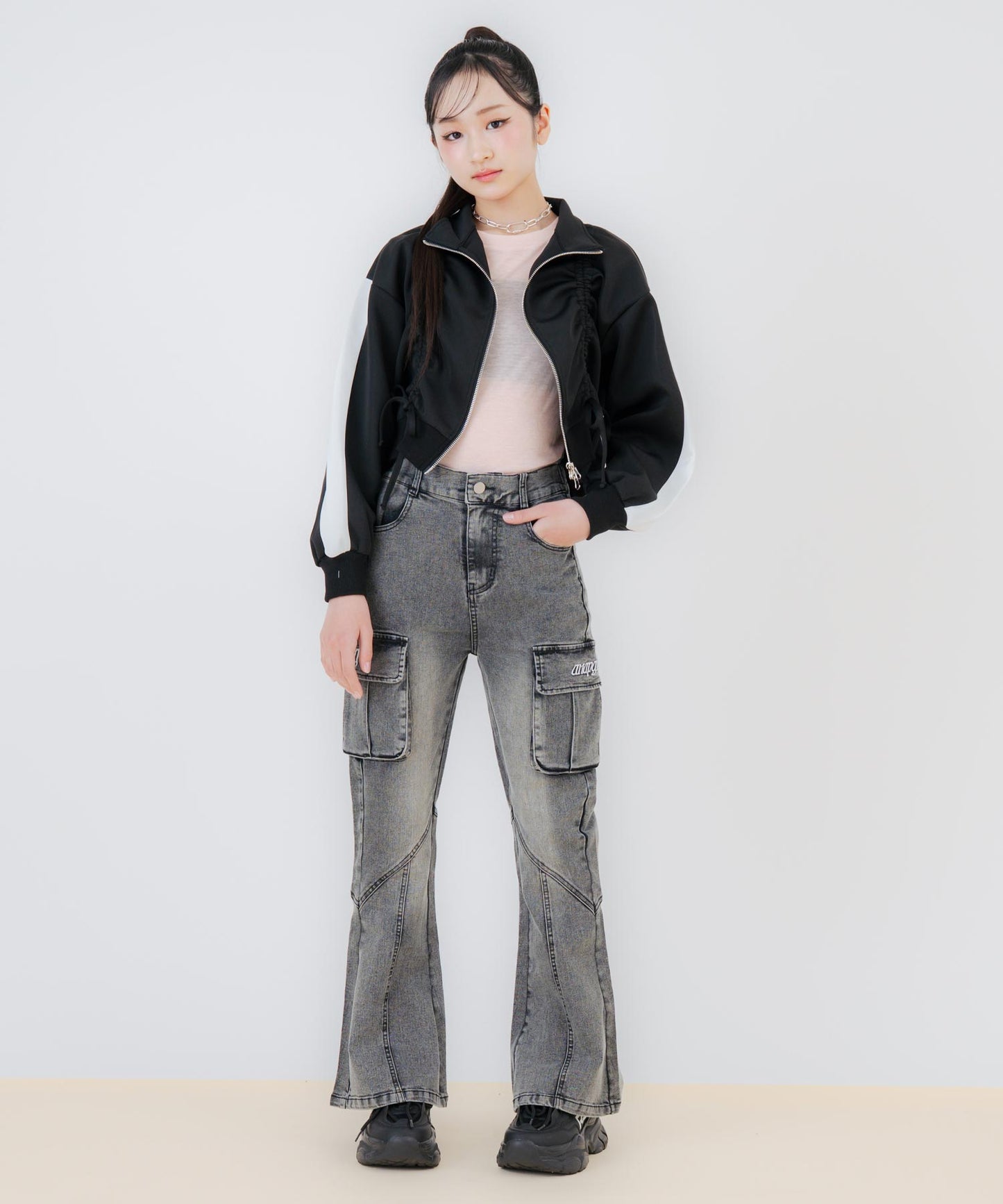 ブラック/150cm(Sサイズ着用)