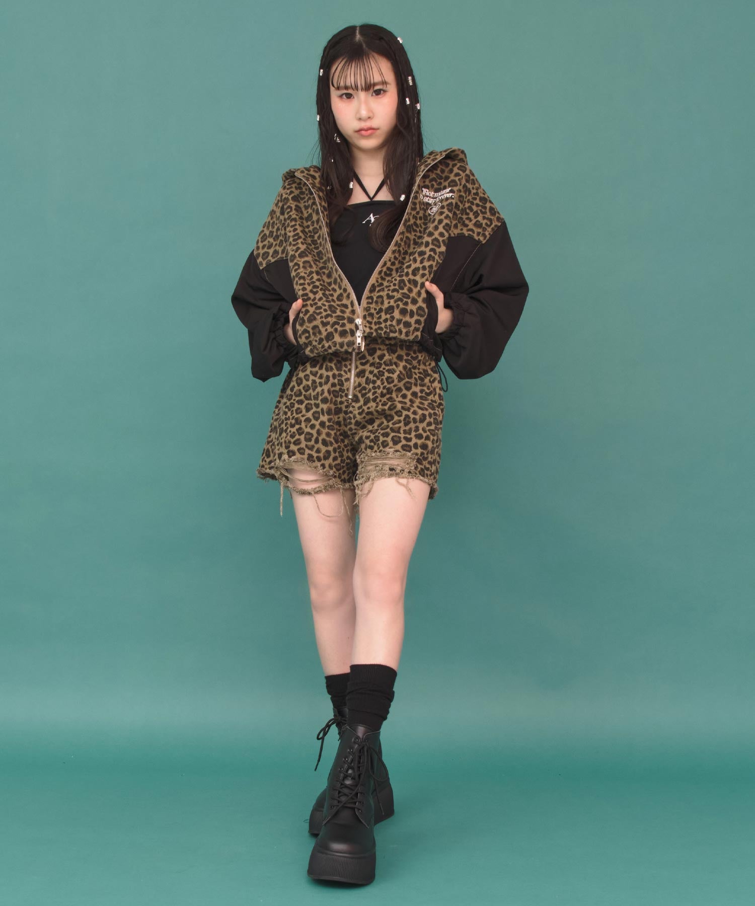 ベージュ/148cm(Sサイズ着用)