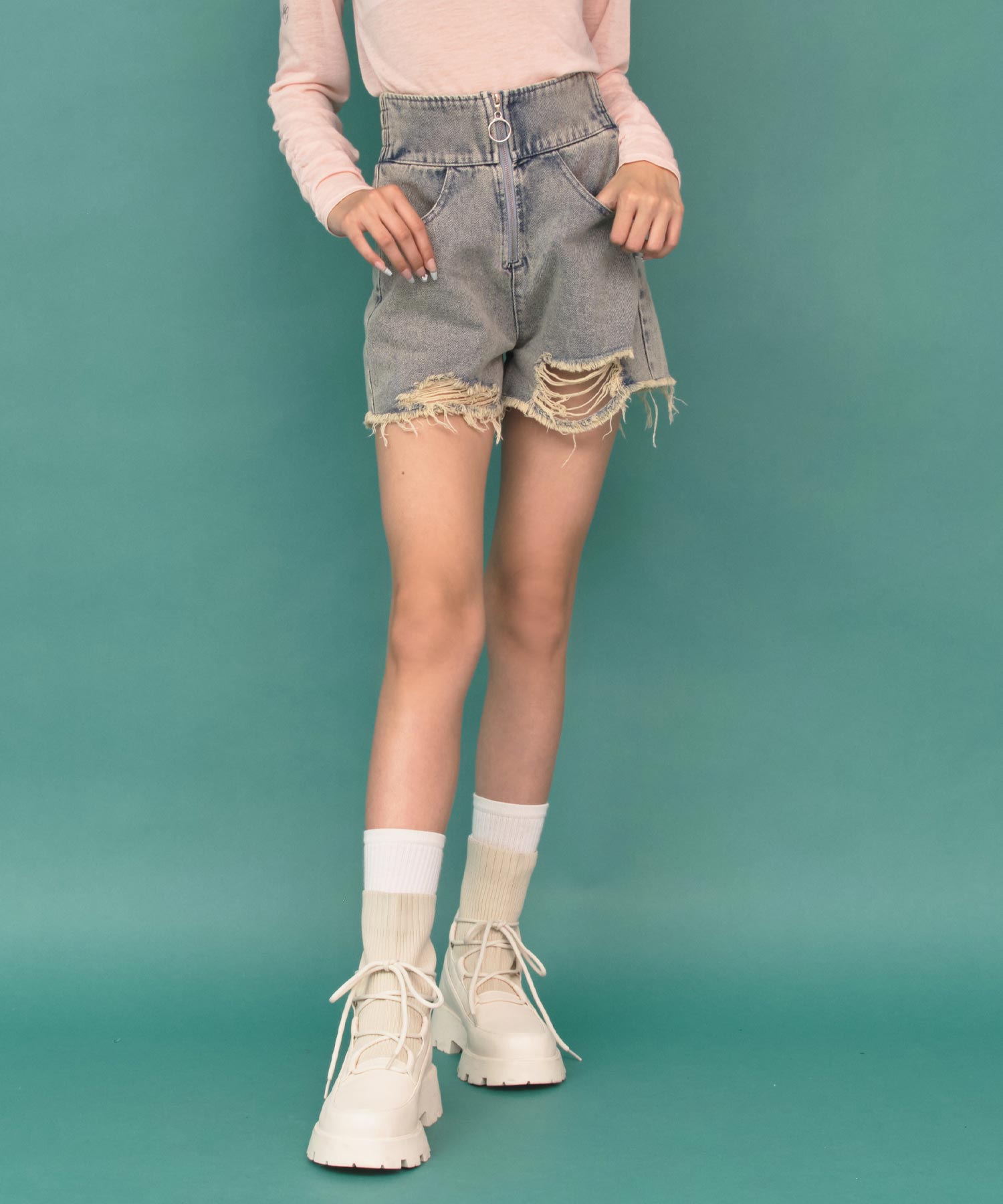 ブルー/150cm(Sサイズ着用)