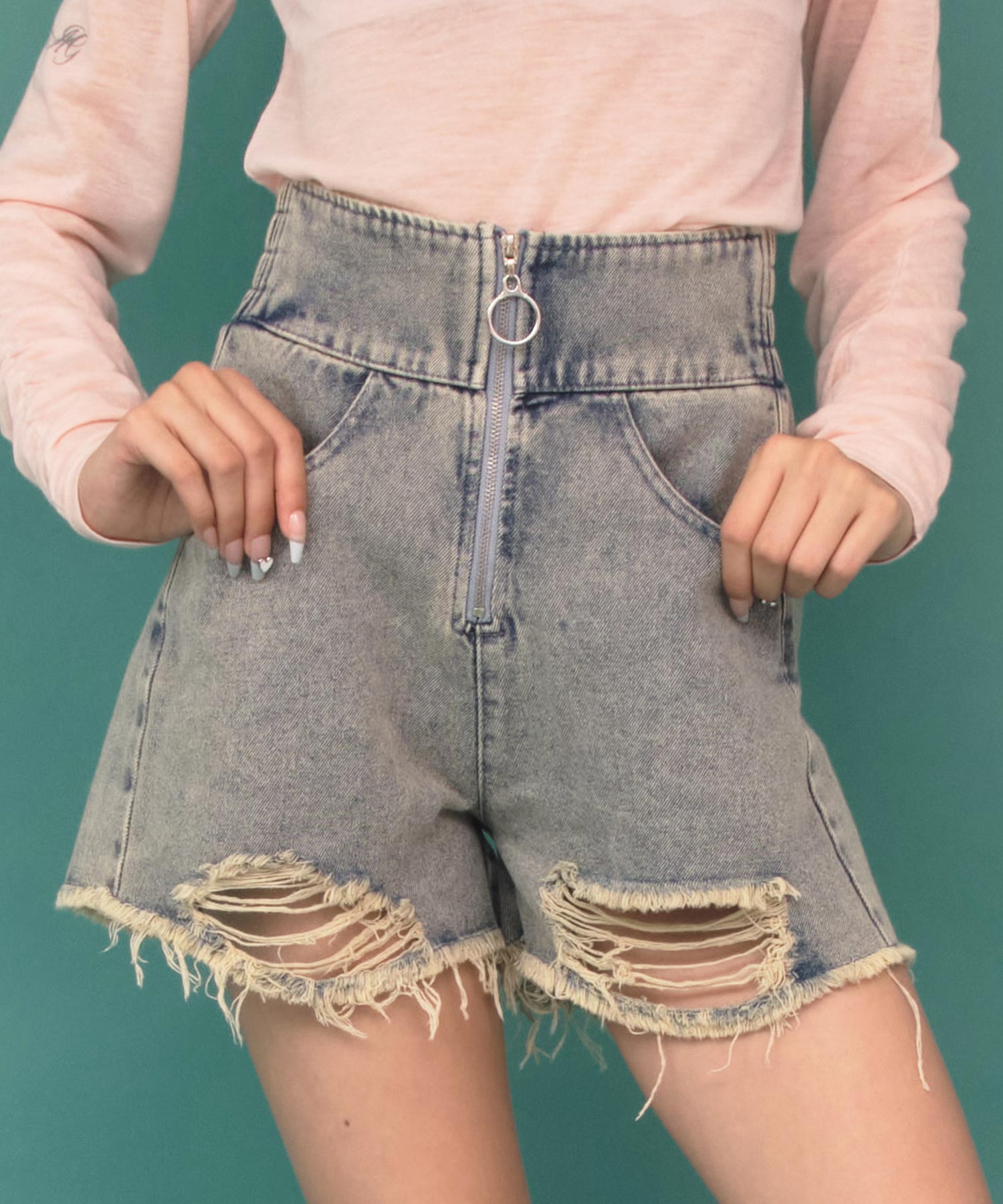 ブルー/150cm(Sサイズ着用)