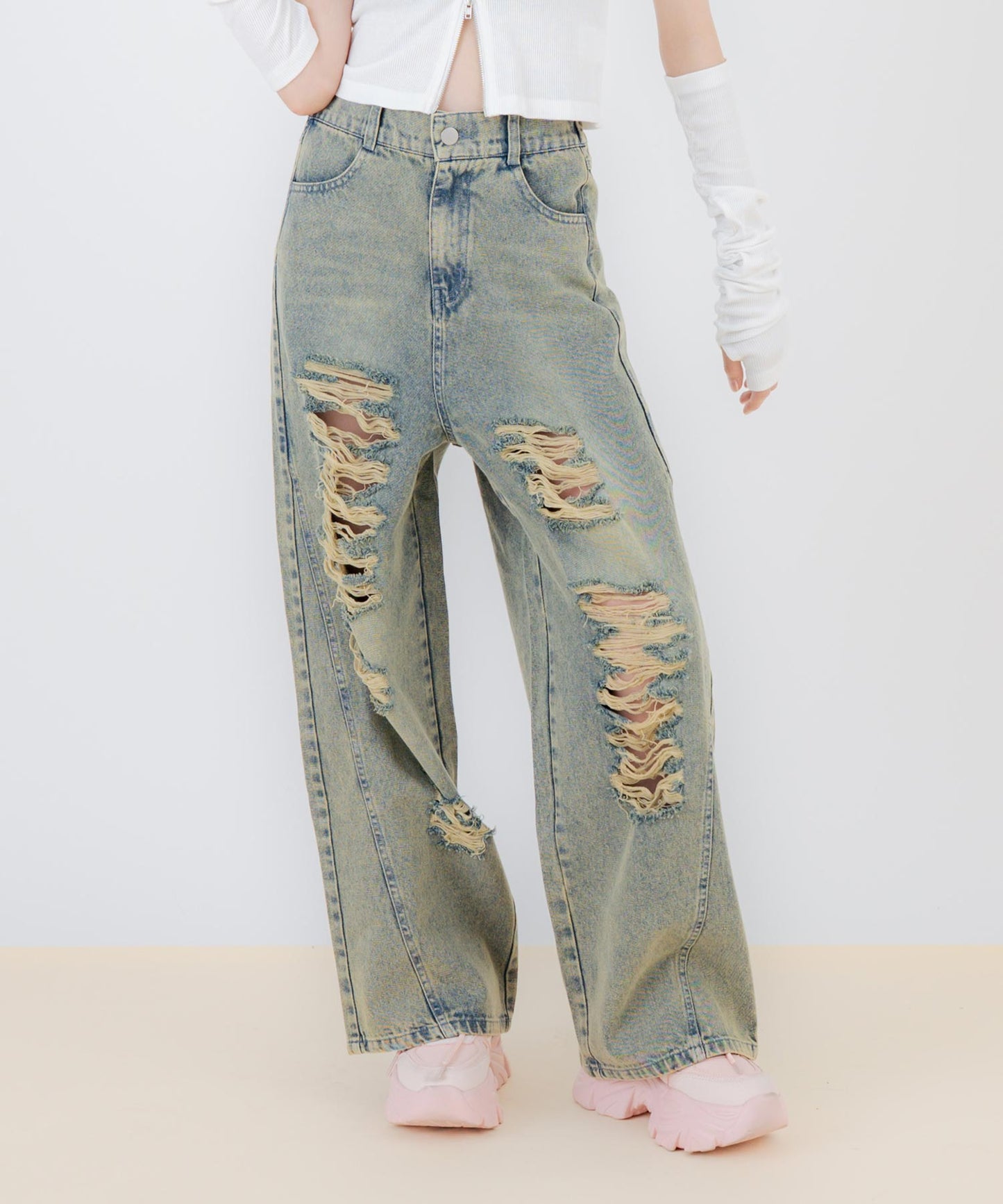 ブルー/150cm(Sサイズ着用)